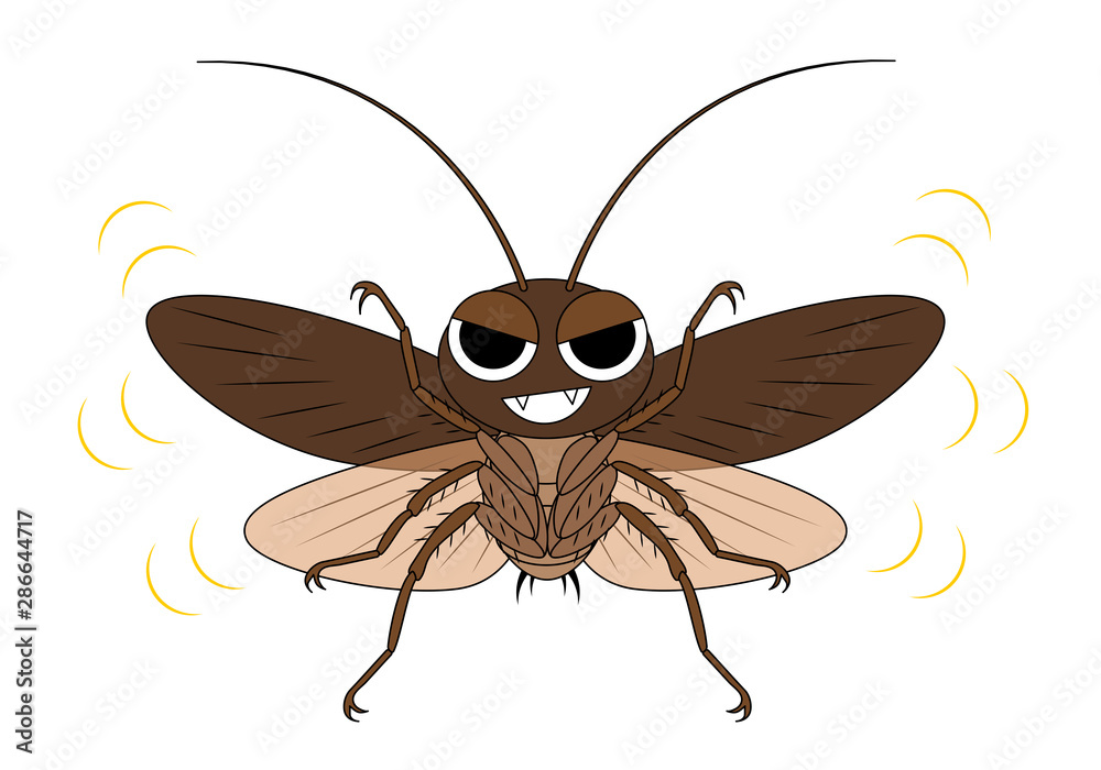 ゴキブリ キャラクター イラスト クリップアート Stock Illustration Adobe Stock