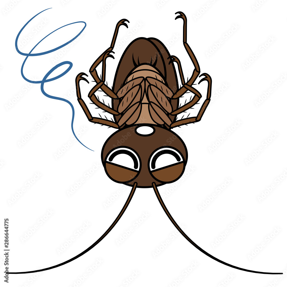 ゴキブリ キャラクター イラスト クリップアート Stock イラスト Adobe Stock