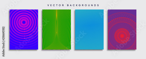 Obraz na płótnie Minimal Vector cover designs. Future Poster template. w salonie