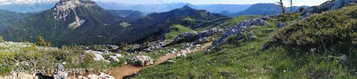 Paysage de montagne - vallée de chartreuse