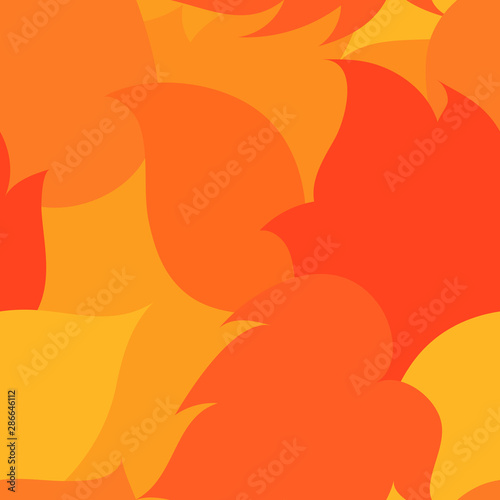 Vector illustration.Seamless pattern  autumn leaves.EPS 8