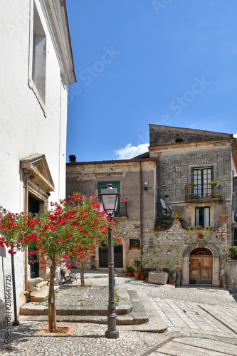 Fototapeta Naklejka Na Ścianę i Meble -  A day of vacation in San Lorenzello, a small Italian village