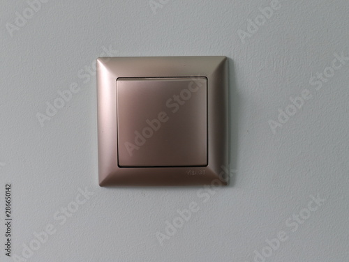 light switch on the wall