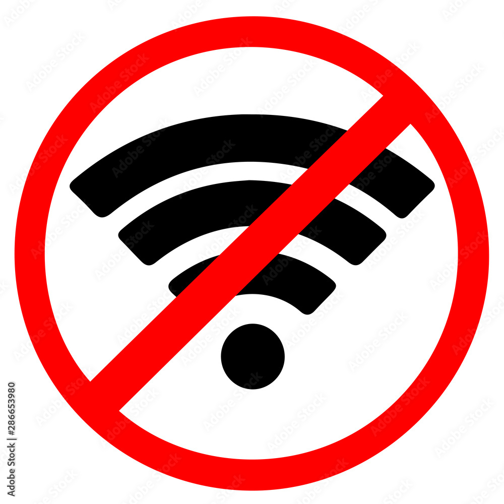 No Wifi sign