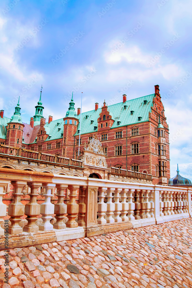 Obraz premium Facade of Rosenborg Castle in Copenhagen, Denmark.