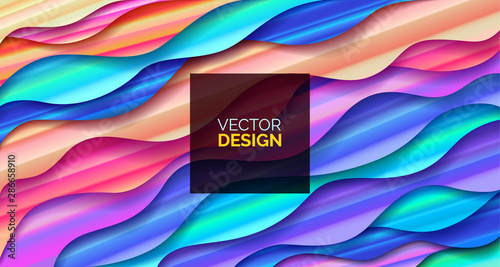 Abstract background Fluid Geometric design with liquids and shapes. Trendy vector for templates, cards, color covers. Wave Liquid shape on multycolor background, vector background.
