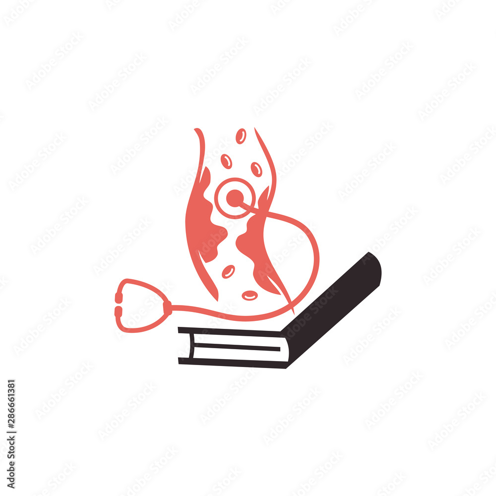 Cholesterol in artery health risk vector design Illustration Cholesterol in artery health risk vector design Illustration