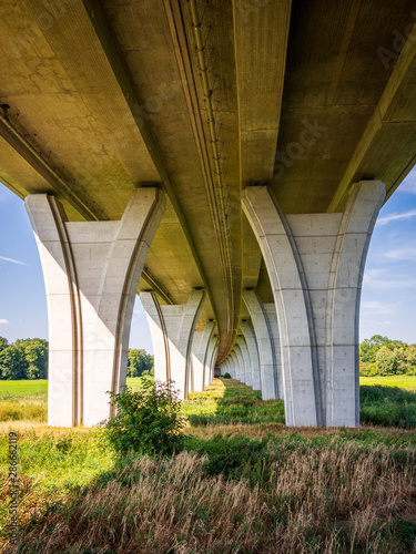 BAB 14 Brücke über den Mühlenbach Ansicht von unten