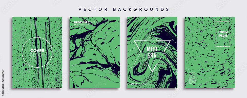 Minimal Vector cover designs. Future Poster template.