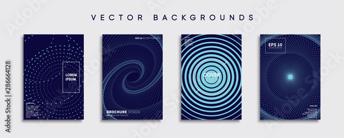 Minimal Vector cover designs. Future Poster template.
