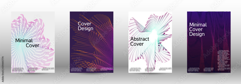 Cover design template set Cover design template set