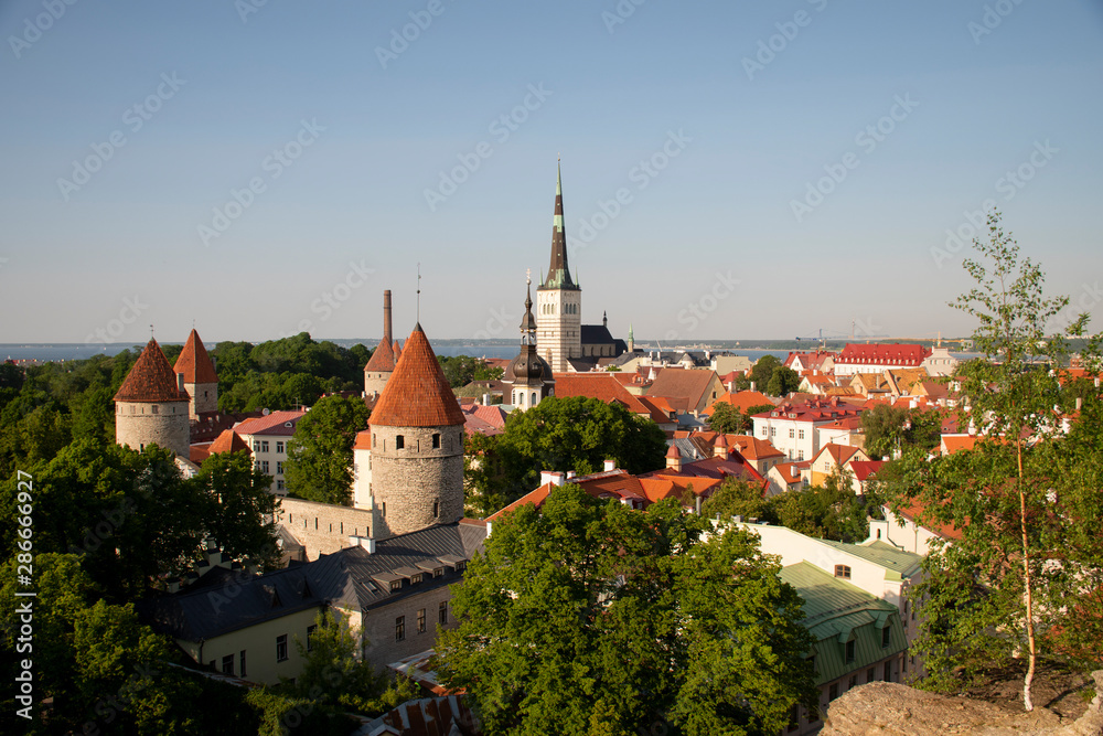 The old town of Tallinn, Estonia.