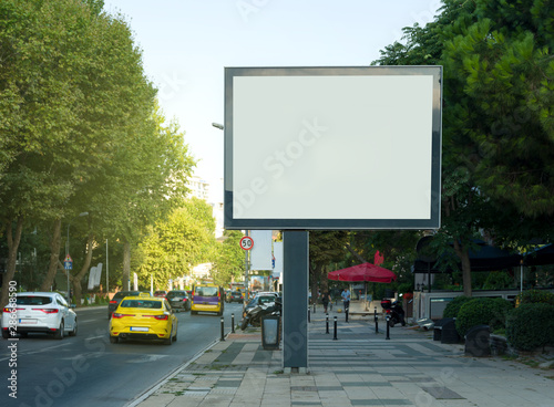 Billboard in city