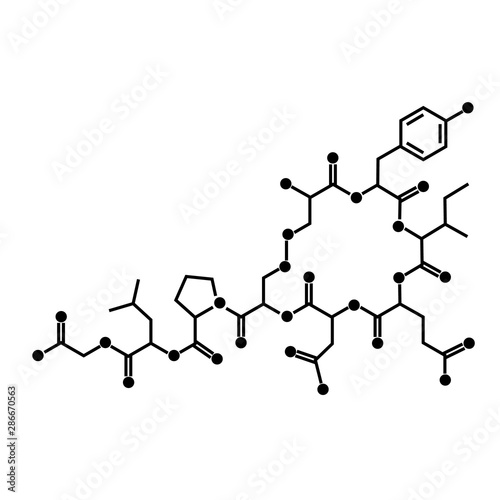 Oxytocin chemical formula, hormone of love and closeness