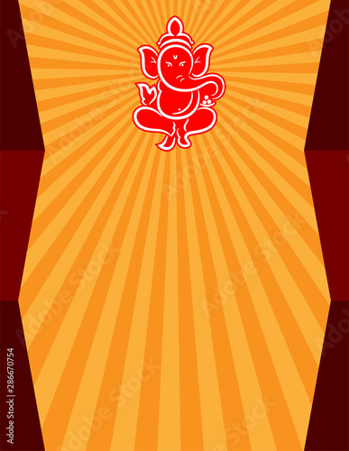 Wedding Invitation Card Ganesha