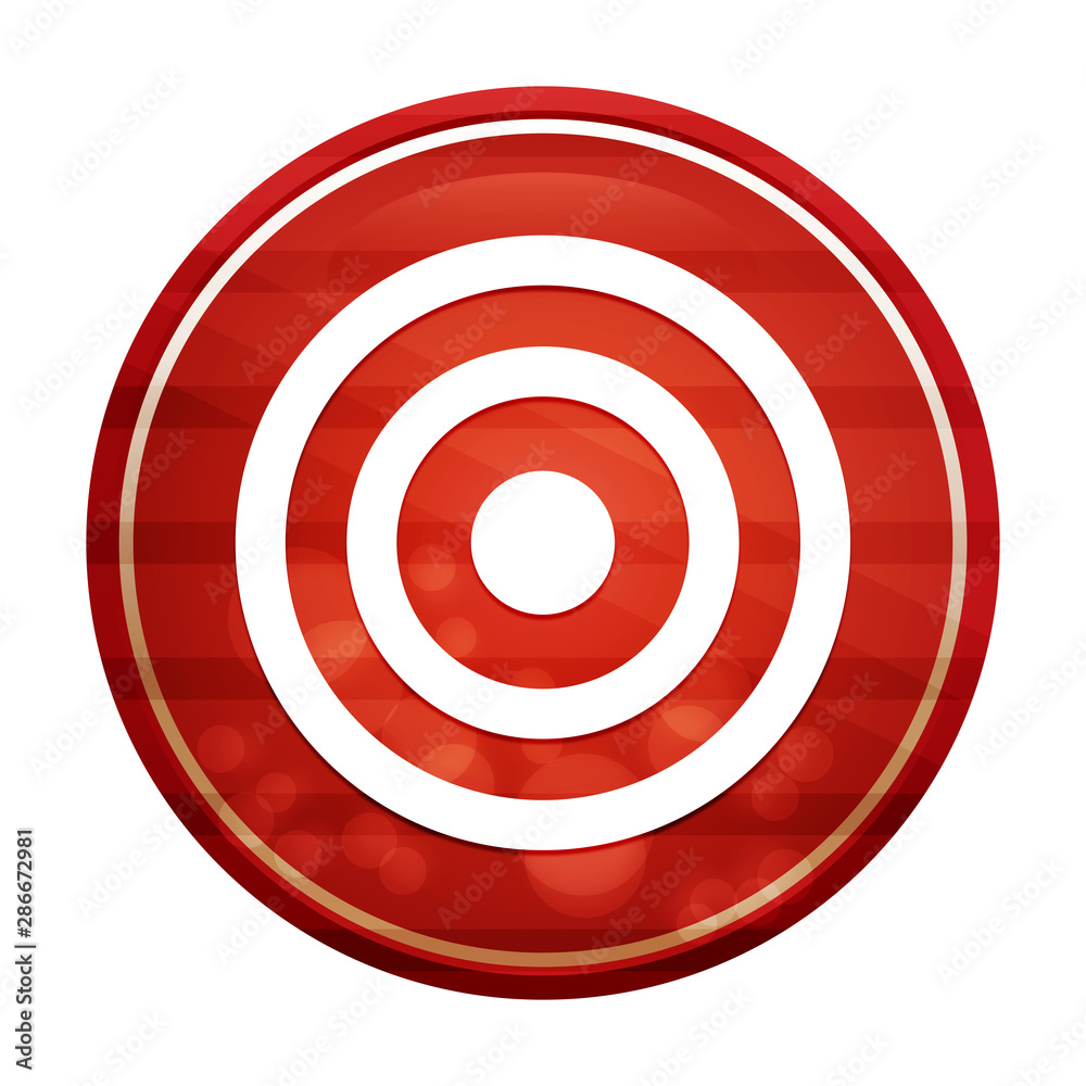 Target icon realistic diagonal motion red round button illustration Target icon realistic diagonal motion red round button illustration