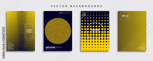 Obraz na płótnie Minimal Vector cover designs. Future Poster template. w salonie