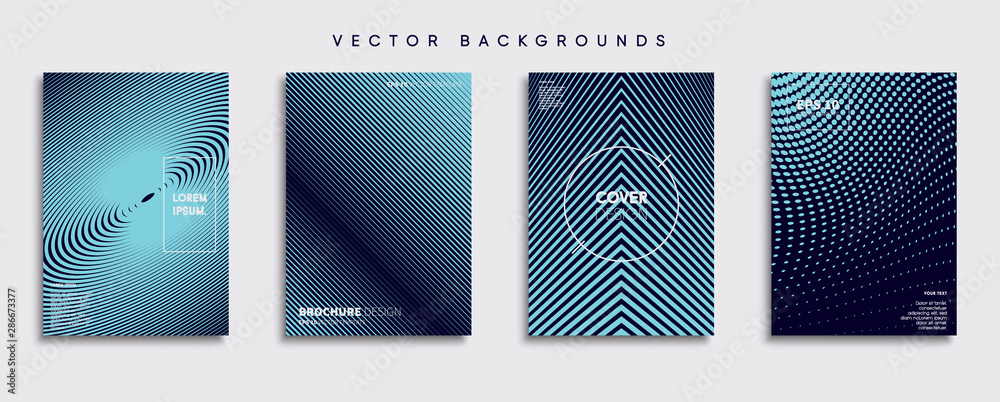 Minimal Vector cover designs. Future Poster template.