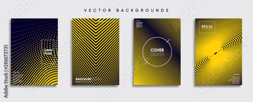 Minimal Vector cover designs. Future Poster template.