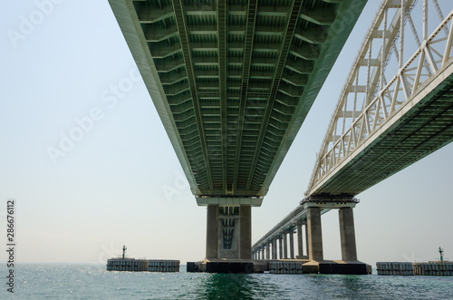 Bridge between Russia and Ukraine.