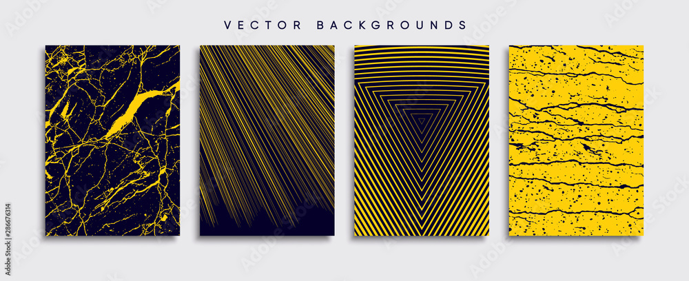 Minimal Vector cover designs. Future Poster template.
