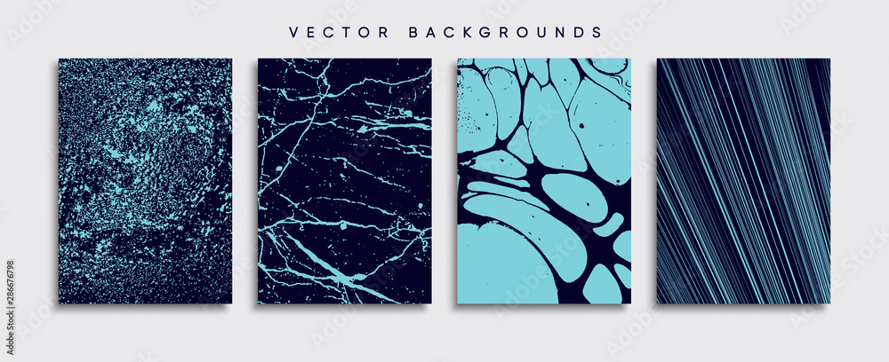 Minimal Vector cover designs. Future Poster template.
