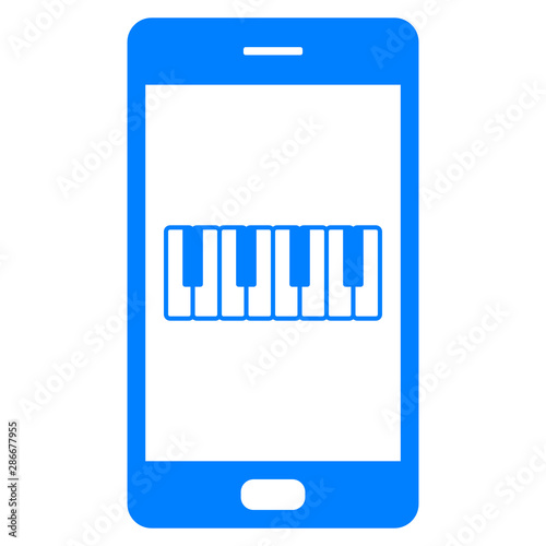Keyboard und Smartphone