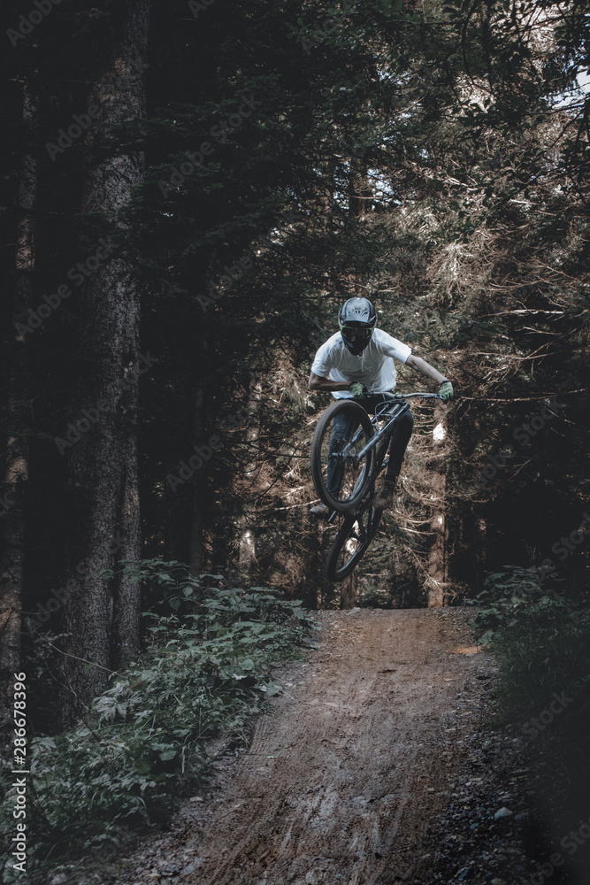 Fototapeta premium Rider en envole