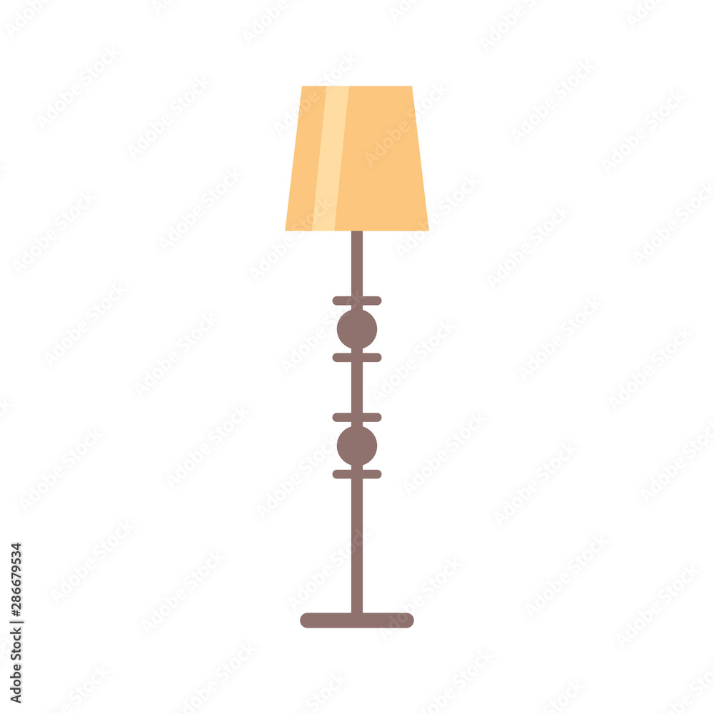 Obraz premium Isolated lamp vector design