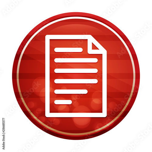 Page icon realistic diagonal motion red round button illustration