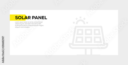 SOLAR PANEL BANNER CONCEPT