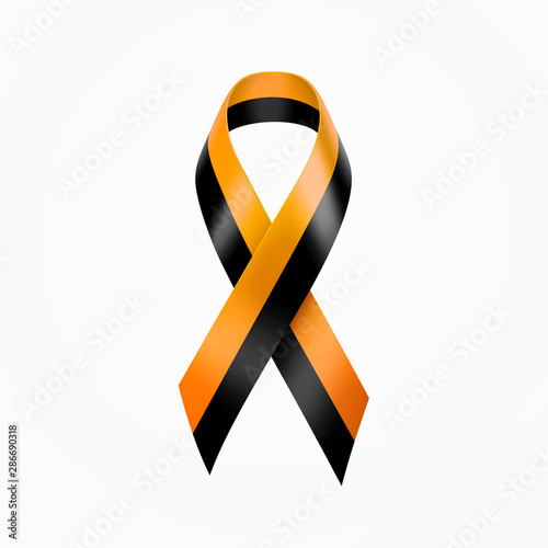 Georgian Ribbon. Vector Band illustration