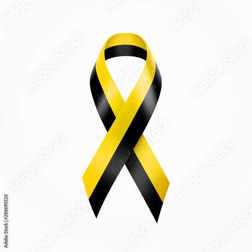 Georgian Ribbon. Vector Band illustration