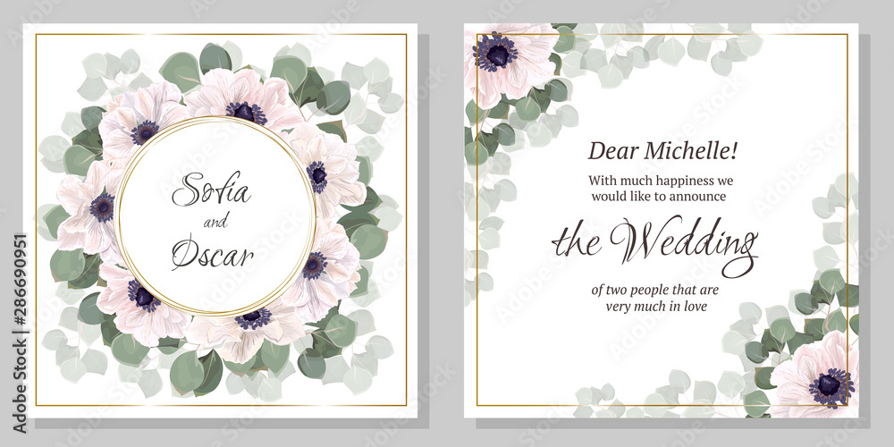 Invitation anemone flower Invitation anemone flower