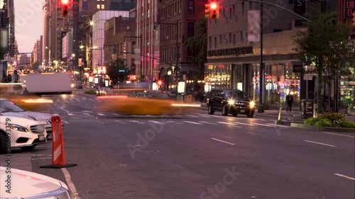 New York City street time lapse