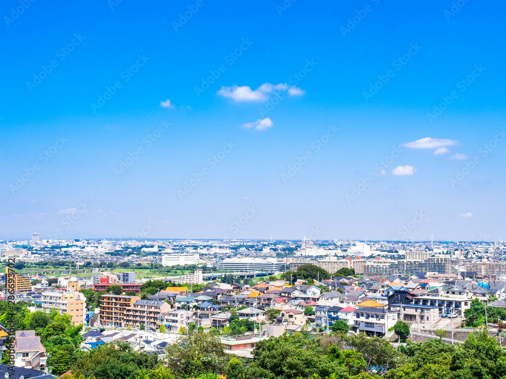 郊外の住宅地　東京