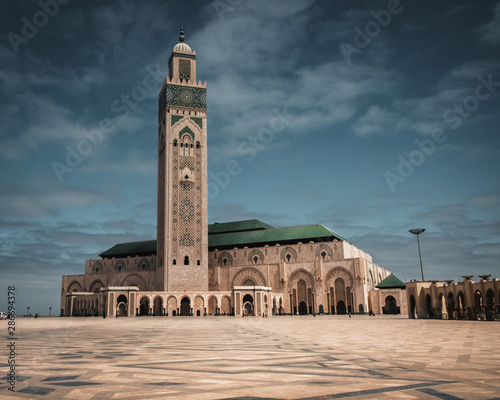 The Hassan II Mosque in Casablanca, Morocco