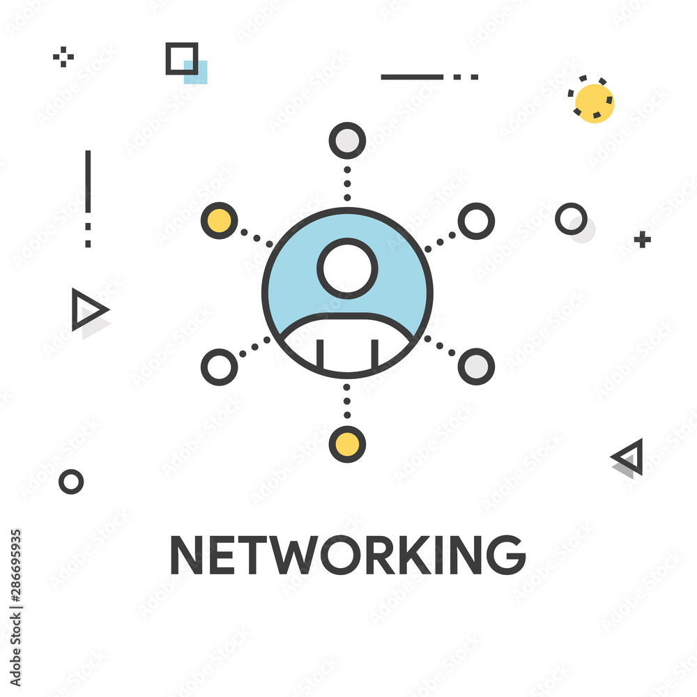 NETWORKING ICON CONCEPT