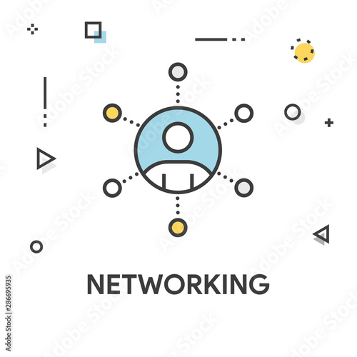 NETWORKING ICON CONCEPT