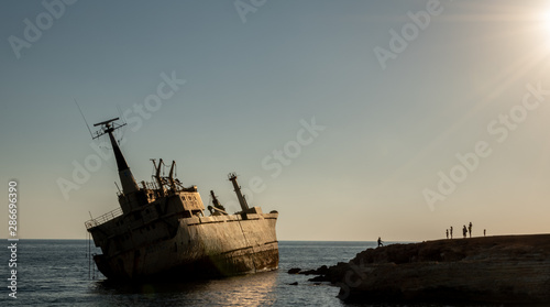 Ship Wreck Sunset