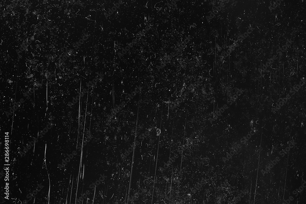 noise black background overlay / abstract film noise, black texture, white scratches