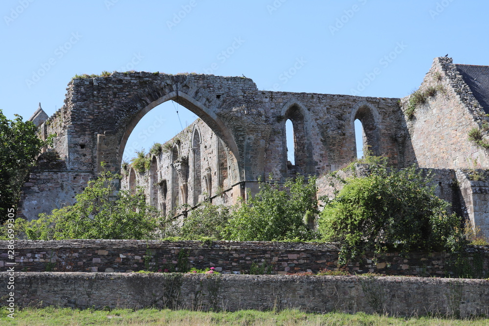 Abbaye de Beauport dans la ville de Paimpol - Département des Côtes d'Armor - Bretagne - France
