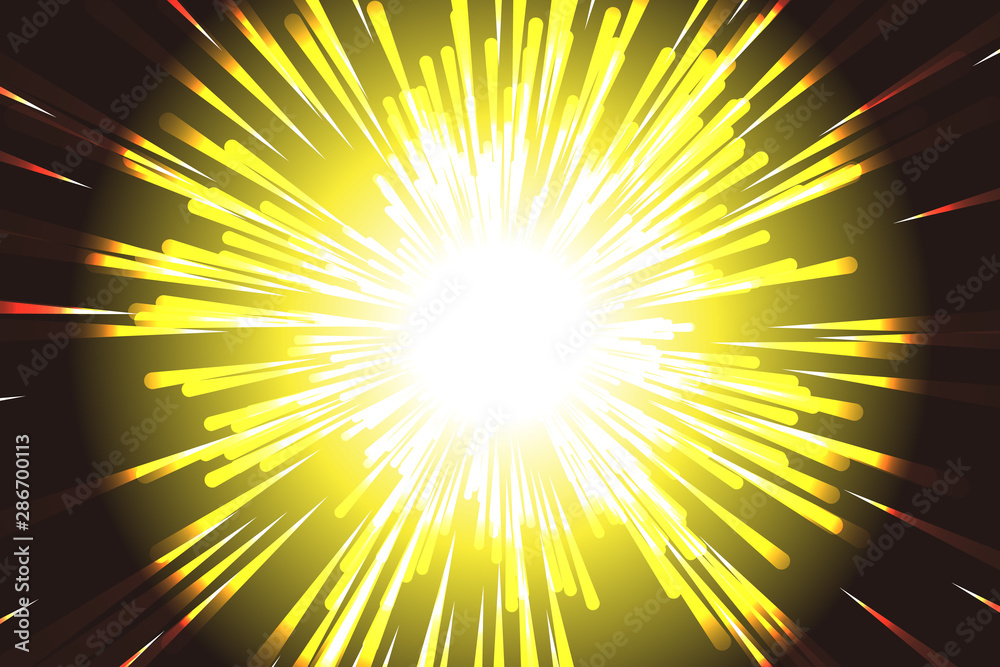 Background Wallpaper Vector Illustration Design Charge Free Colorful Light Flash Laser Beam Ray Radiant Shine Blur Bright Flash Effect Image ベクターカラーイラスト背景 爆発 光 集中線 放射線 星屑 宣伝広告ポスター 無料素材 フリーサイズ Stock