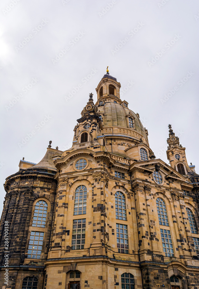 Frauenkirche Lutheran church in Dresden, Germany.