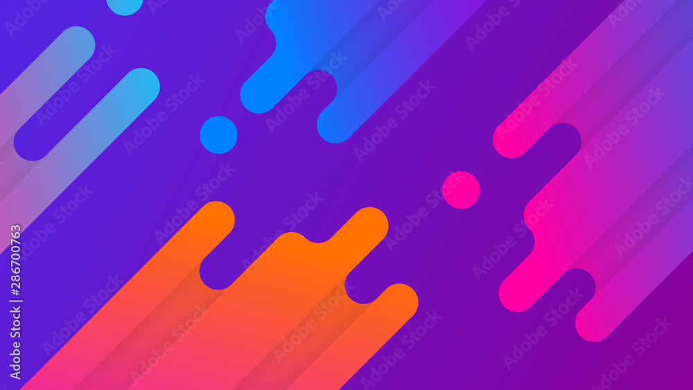 Gradient cloud modern bright background