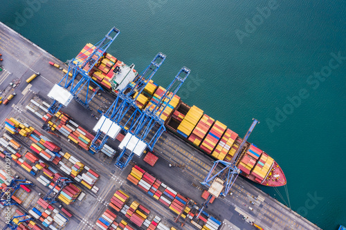 shipping port logistics cargo transportation import export international open sea