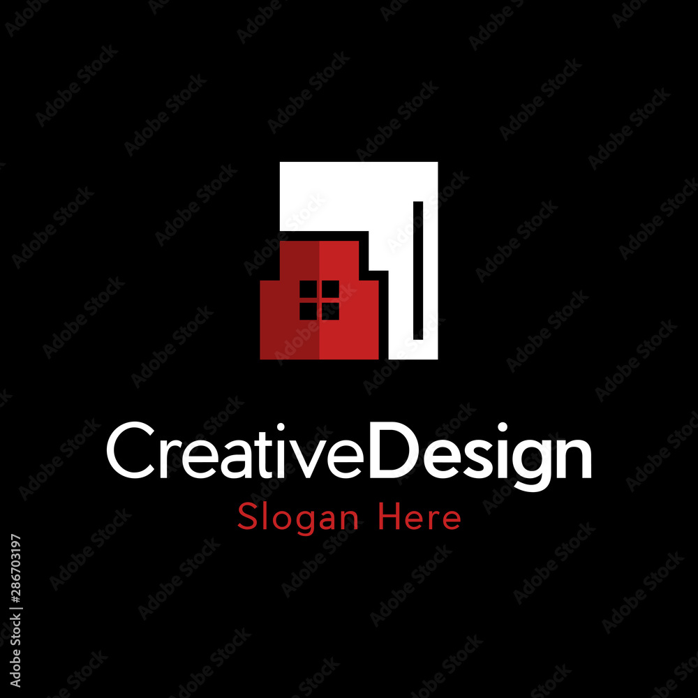 Home Building Reality Creative Business Logo