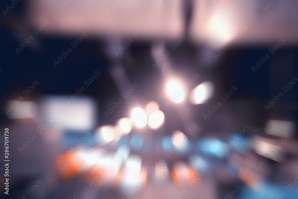 Obraz premium cars in the city road zoom movement / abstract blurred background, urban transport concept