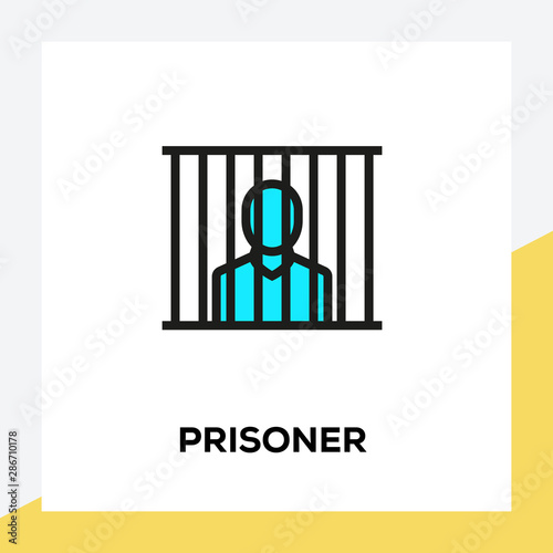 PRISONER LINE ICON SET