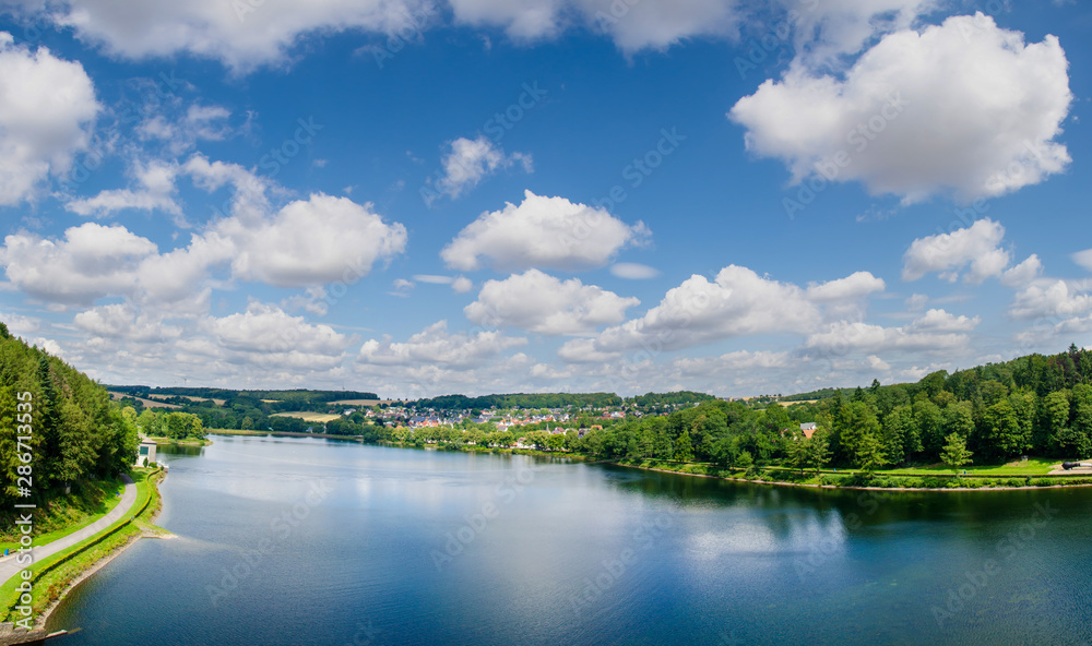 View from the Mohnesee dam.